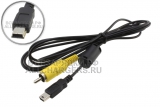 Кабель мультимедийный, mini-USB - 1x RCA, oem