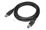 Кабель USB 3.0, USB-A - USB-B, 1.0m-1.5m (стандартный), черный, для принтеров, сканеров и др., oem